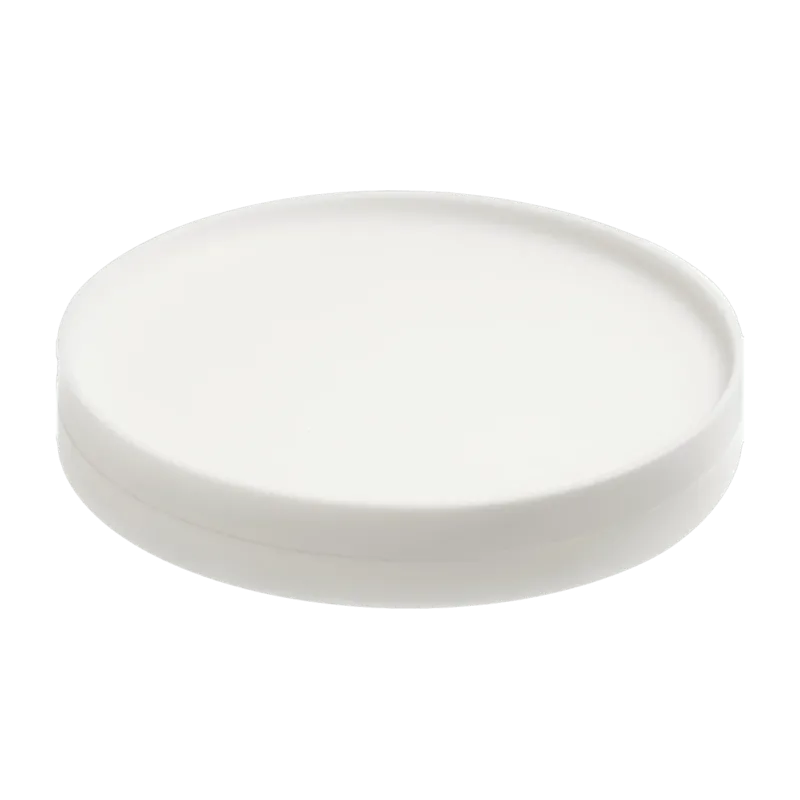 1 Dessous de verre rond en silicone blanc Tower - Yamazaki - The Cool Republic