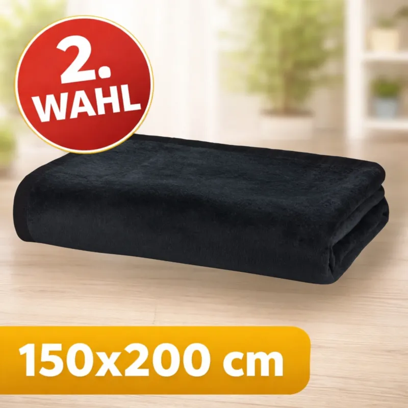 Moon Uni Kuscheldecke Baumwollmix 2. Wahl - versch. Größen und Farben