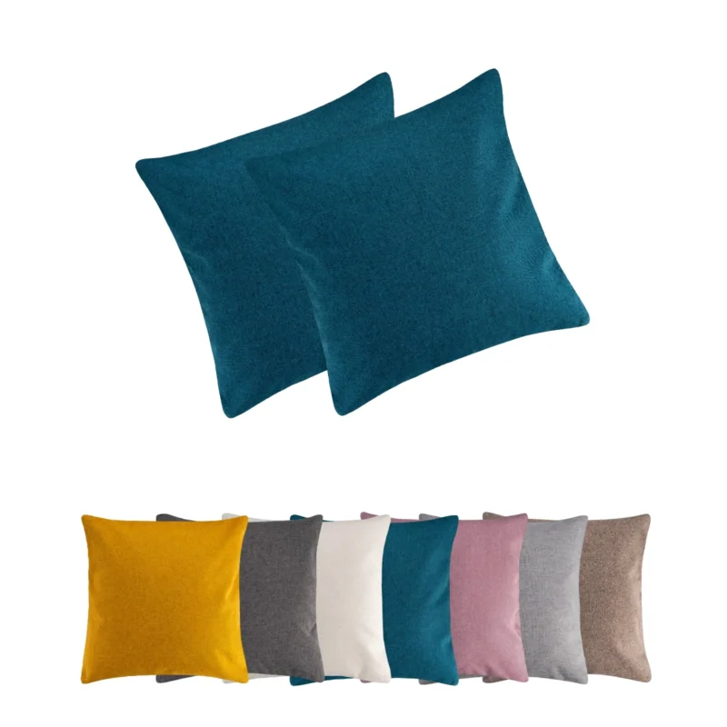 2er Pack Kissenbezug Kissenhülle versch. Größen Polyester Reißverschluss Moon