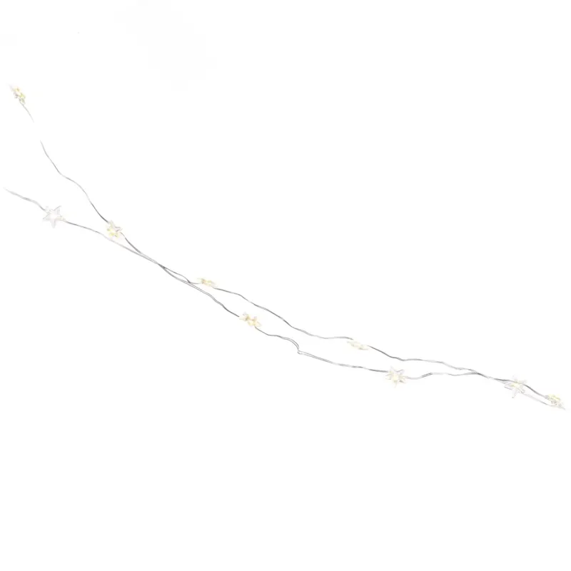STAR LIGHTS LED-Lichterkette Sterne - Polyester PVC / Kupfer - 50-flammig