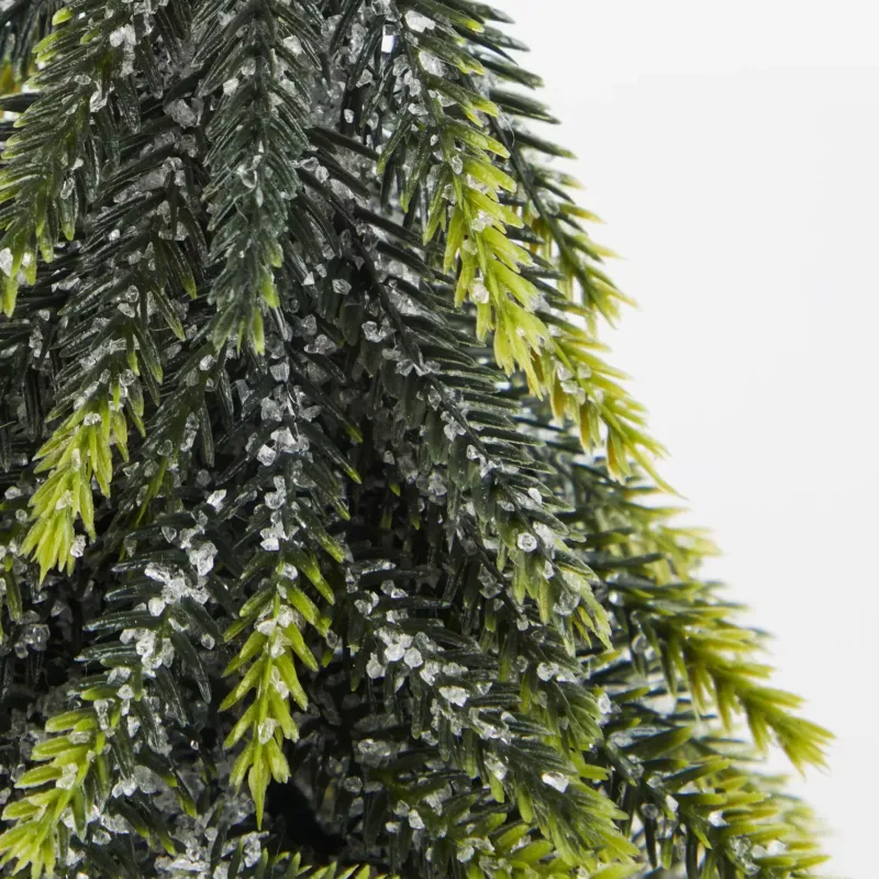 TREE OF THE MONTH Deko-Weihnachtsbaum - Polyethylen/Bambus - Grün