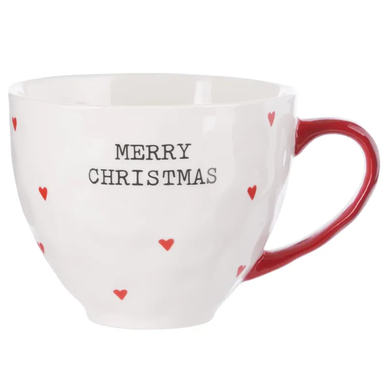 JOYFUL DAYS Tasse Merry Christmas - Porzellan - Weiß