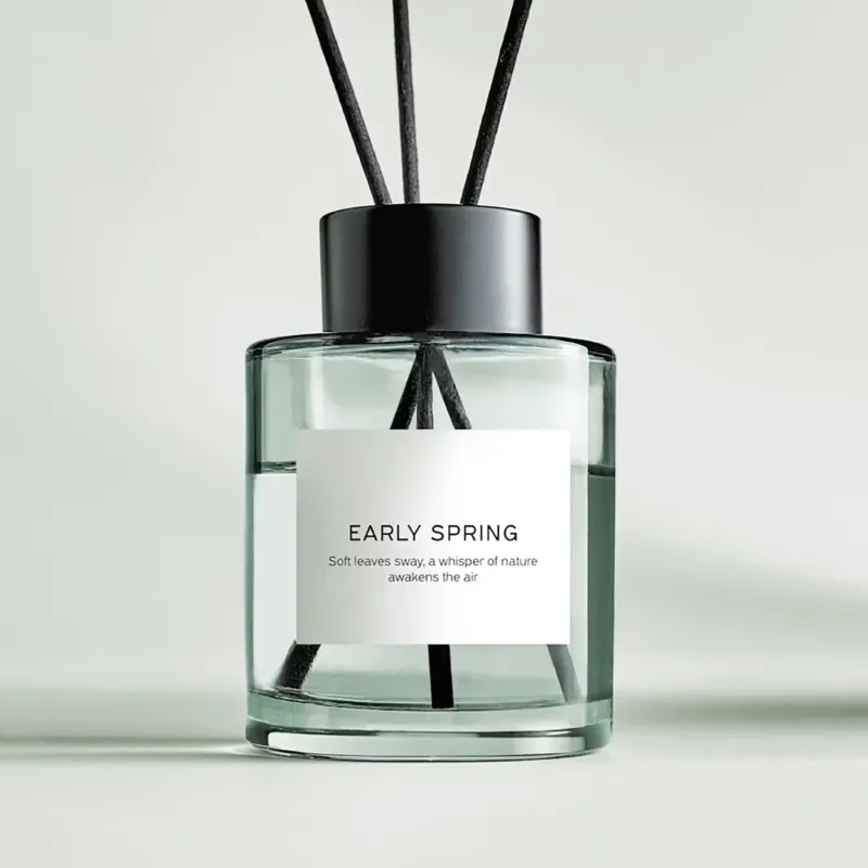 PURE POETRY Raumduft EARLY SPRING - Glas/Polyester/Raumduft/Metall - Salbei - Füllmenge: 150 ml