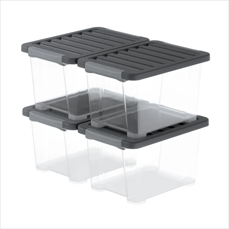 Boxen Set mit Deckel 15 l, 4 tlg. CORE PLUS