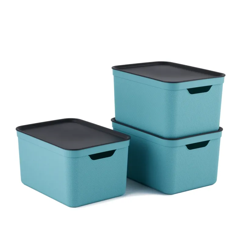 3er Set Dekobox mit Deckel DIN A4 JIVE