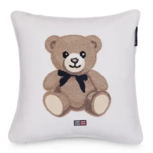 LEXINGTON Teddy-Kissen aus Bio-Baumwollsamt 40 x 40