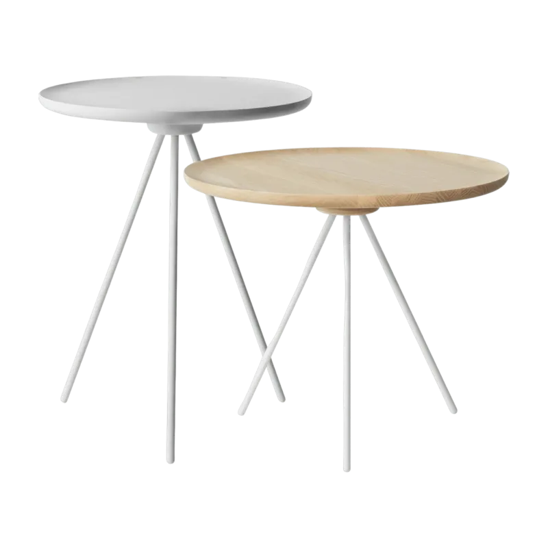 2 tables d'appoint en frêne White&Ash Key - Hem - The Cool Republic