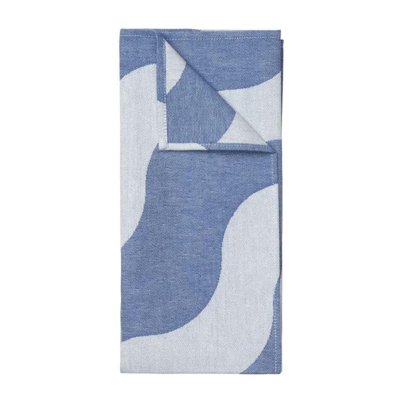 2 torchons en coton gris lavande Tide - Broste Copenhagen - The Cool Republic
