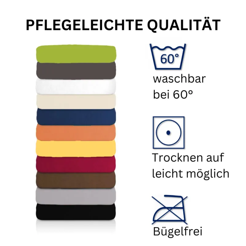 Moon Line Red Frottee Spannbettlaken 160x200 – Bild 4