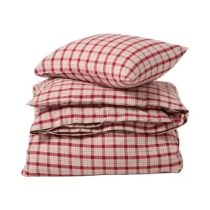 Lexington Checked Cotton Flannel melange Bettwäsche-Set aus Flanell