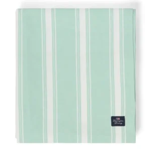 Lexington Striped Tischdecke aus Leinen und Baumwolle