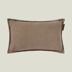 LEXINGTON Tweed-Dekokissen aus Bio-Baumwolle 50 x 30, beige