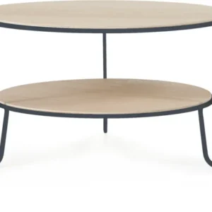 Table basse gris ardoise 70 cm Eugénie - Hartô