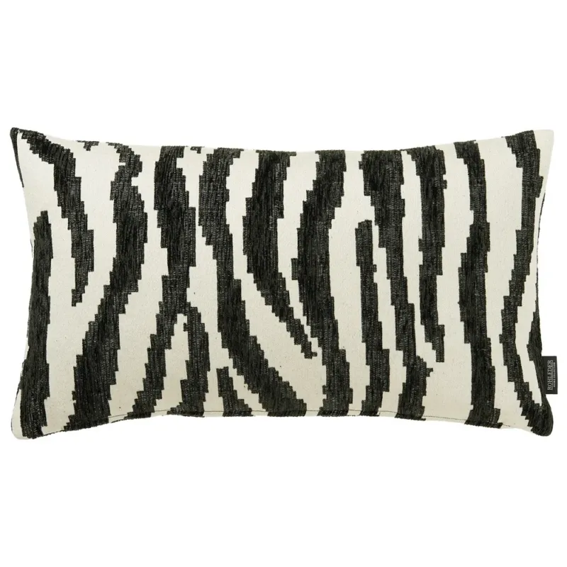 Rohleder Savannah Zebra – Dekokissen mit Gänsefeder-Füllung