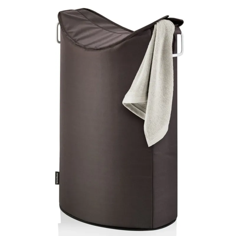 blomus FRISCO Wäschesammler – Aluminium, 65 L, Sand