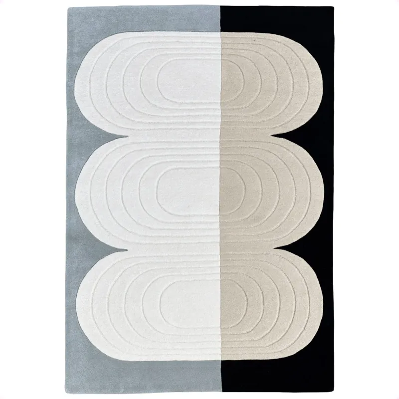 Tapis rectangulaire en laine tufté gris 200x290cm Bibelot - Edito — 357799.jpg