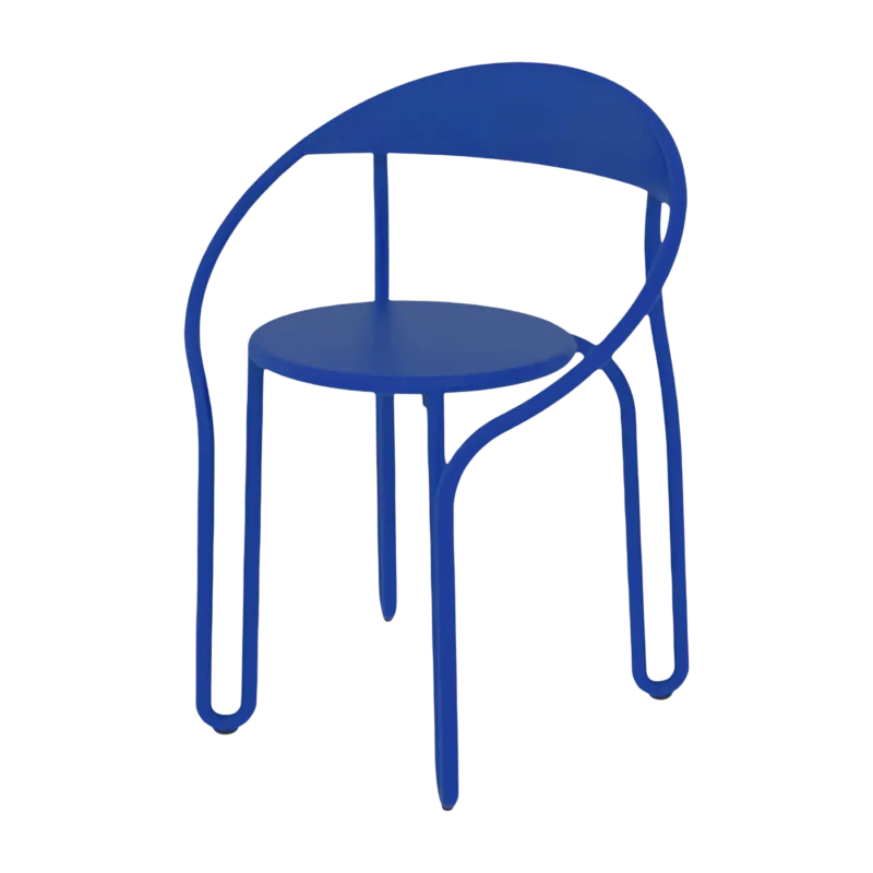 4 Chaises bleu aube Huggy Bistro - Maiori - The Cool Republic