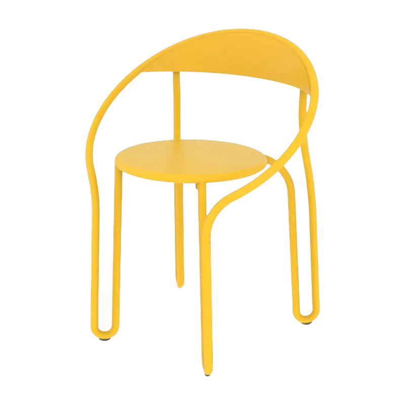 4 Chaises moutarde Huggy Bistro - Maiori - The Cool Republic