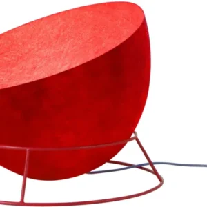 Lampe rouge 27,5 cm H20 F Nebulite - In-es.artdesign