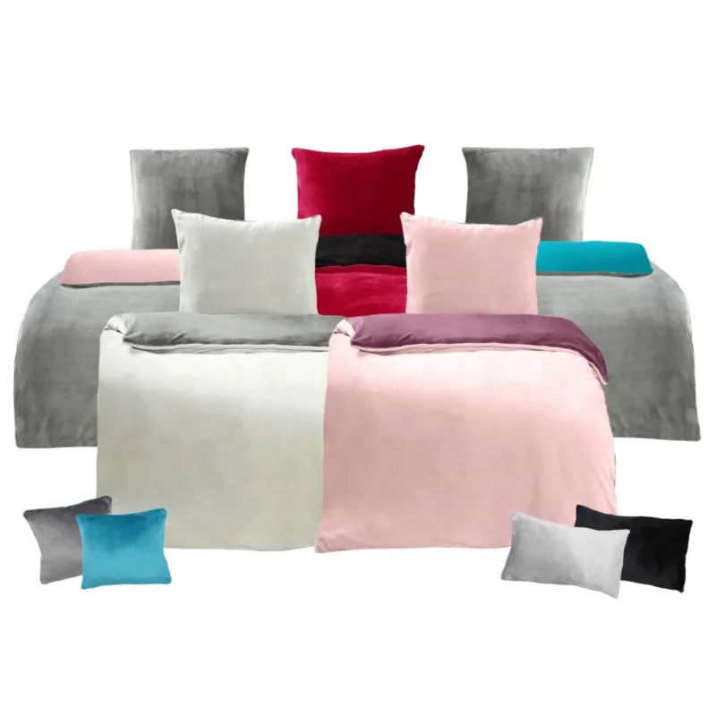 Wende Bettwäsche 135x200+80x80 Winter Cashmere Touch oder 2er Pack Kissenbezüge