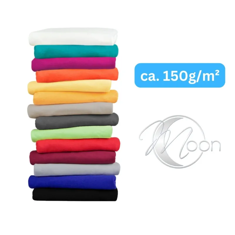 2er Pack MOON-Luxury Linon Kissenbezug 40x145 40x200 Baumwolle Seitenschläfer