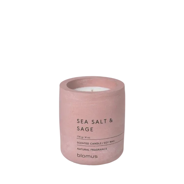 blomus FRAGA Duftkerze Sea Salt & Sage – Sojawachs
