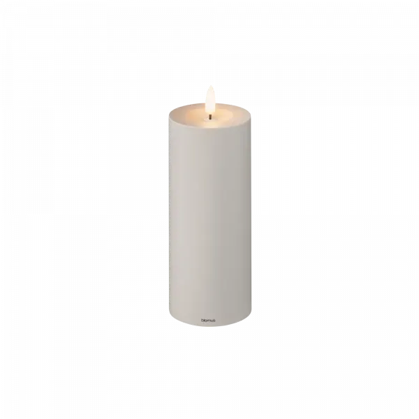 blomus NOCA LED-Kerze Mourning Dove – XL, IP44, Indoor/Outdoor