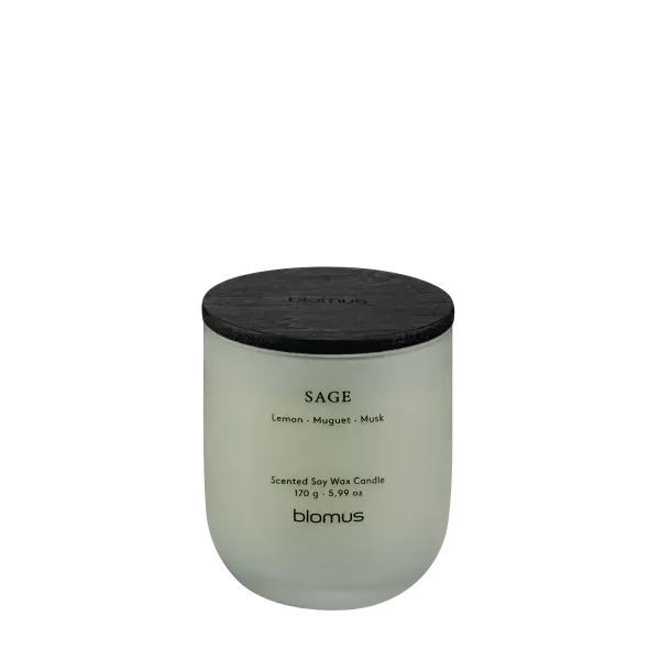 blomus TUOKSU Duftkerze Sage – natürlicher Salbei-Duft, Glas
