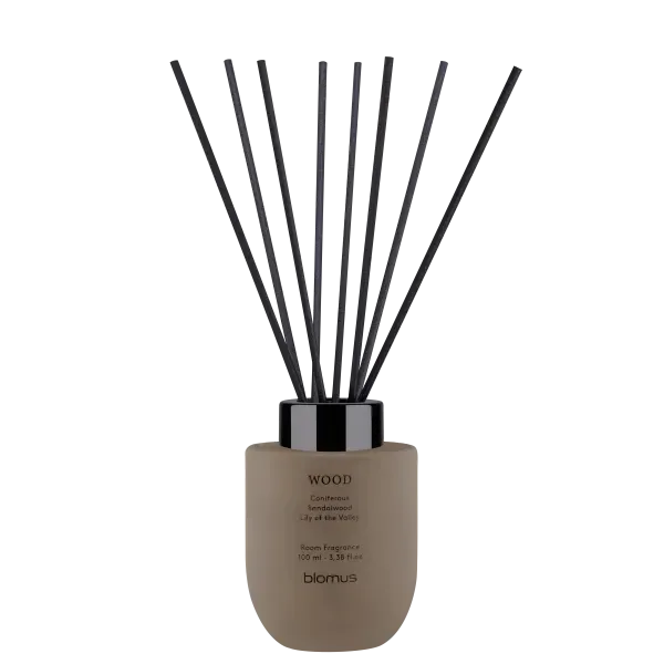 blomus TUOKSU Raumduft-Diffusor Wood – Glas, 100 ml