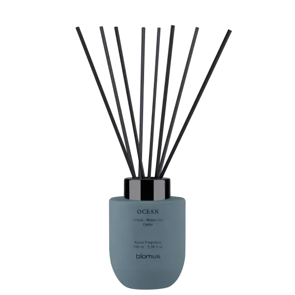 blomus TUOKSU Raumdiffusor Ocean – Glas-Diffusor, 100 ml