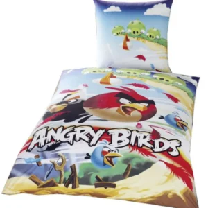 Bettwäsche Angry Birds Cliffhanger Wendebettwäsche Renforcé 135x200 Kinder