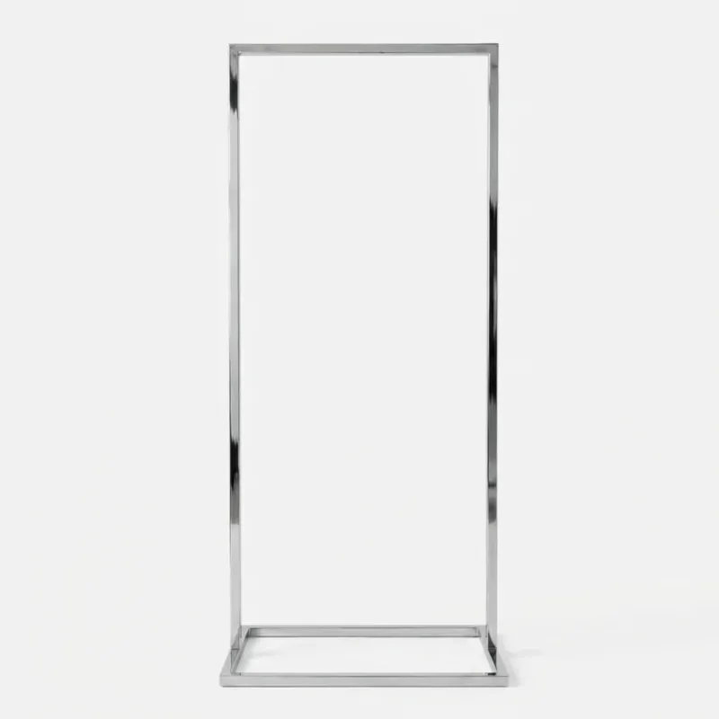 Frame Little Judd Chrome - Freistehende Kleiderstange für kleine Räume