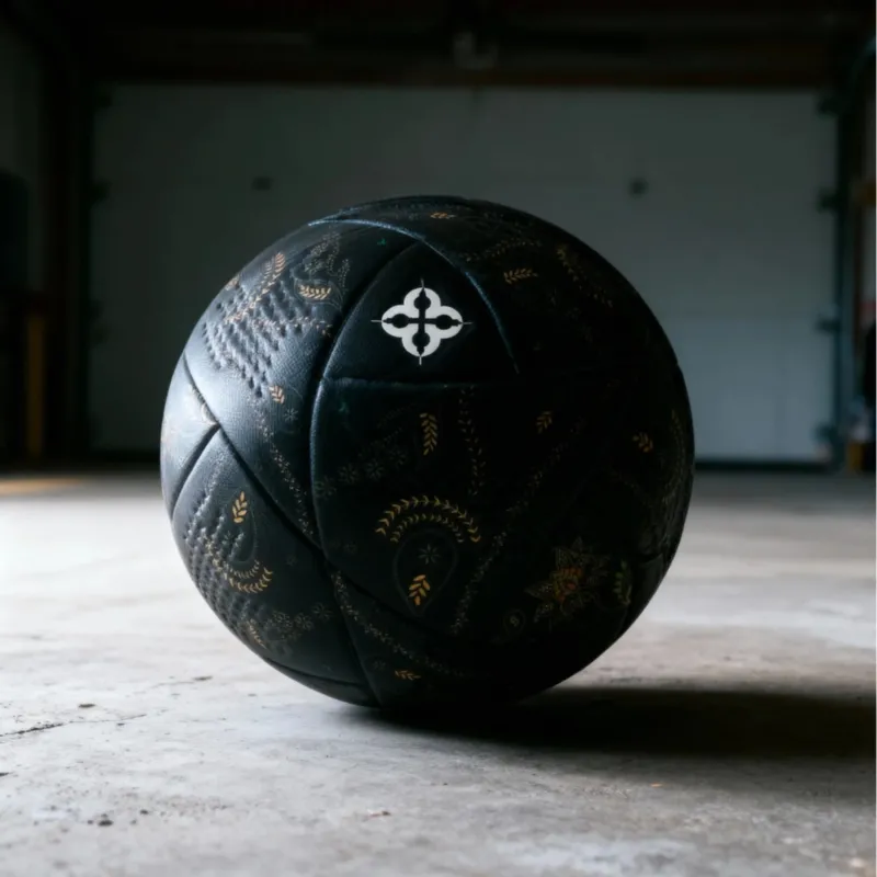 Fußball „Noir“ Größe 5 – Produktansicht 1