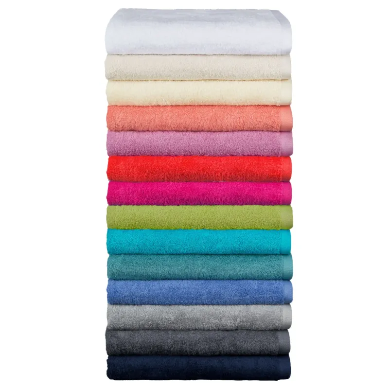 2er Set Handtuch 50x100 cm 100% Baumwolle ohne Bordüre ca. 480g/m² P.K.-Collection
