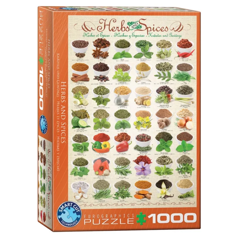 „Herbs and Spices“ Puzzle – 1.000 Teile • Eurographics Puzzle