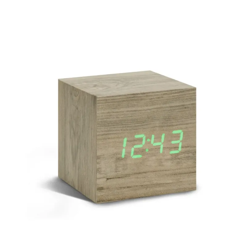 Gingko-cube-click-clock-ash-1