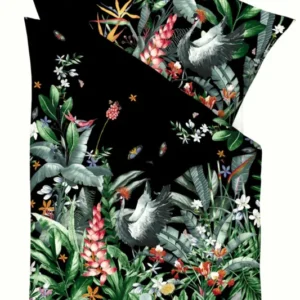 Kaeppel Mako Satin Bettwäsche 135x200 100% Baumwolle Night Queen 137/610 schwarz
