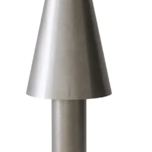 HKliving Metal Cone Tischlampe – Eisen-Skulpturleuchte, H 71 cm