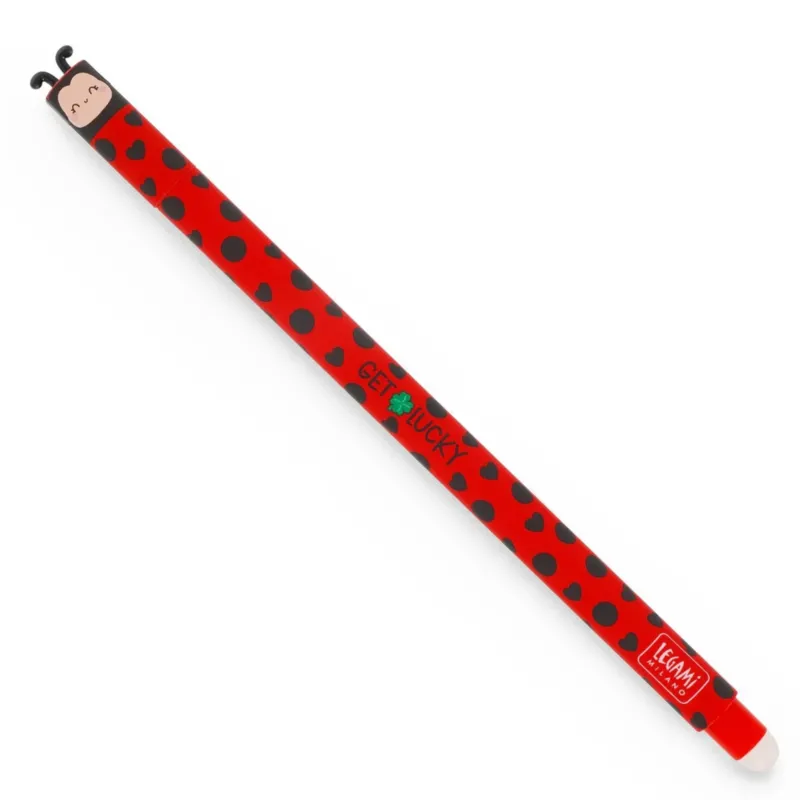 Löschbarer Gelstift - Erasable Pen Get Lucky „Ladybug“ von LEGAMI, Produktansicht 1