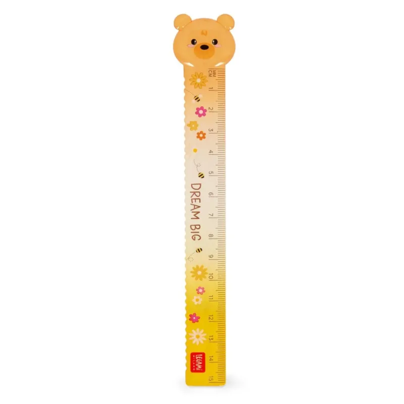 Lineal 15 cm „Teddy Bear“ - Bear Sweet Bear • LEGAMI MILANO