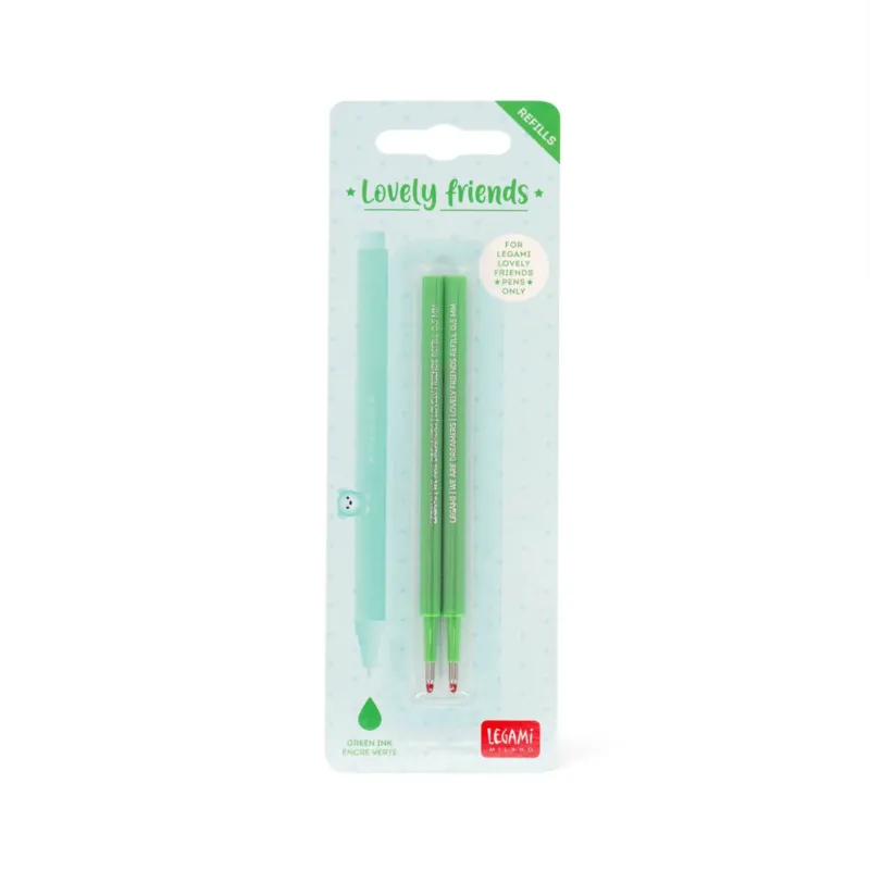 Grüne Ersatzmine für Gelstift - Lovely Friends von LEGAMI, Produktansicht 1