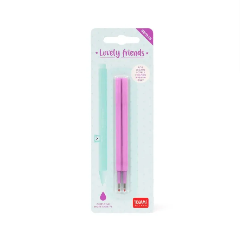 Violette Ersatzmine für Gelstift - Lovely Friends von LEGAMI, Produktansicht 1