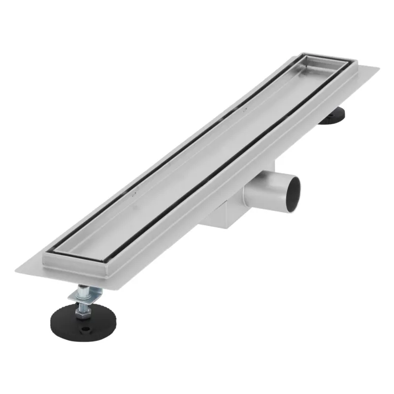 Produktbild eines Abflusses in silberner Farbe.