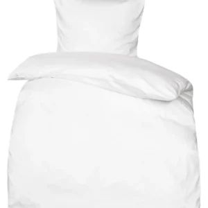 Premium Mako Satin Bettwäsche Kissenbezüge uni MOON 100% Baumwolle weiß - individuell zusammenstellbar