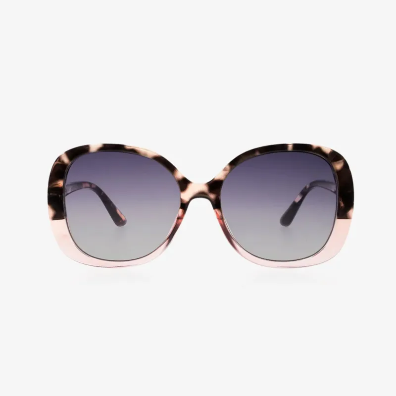 Sonnenbrille "Schwarz/Pink Tortoise" SG008-BP – OOZOO – Ansicht 1