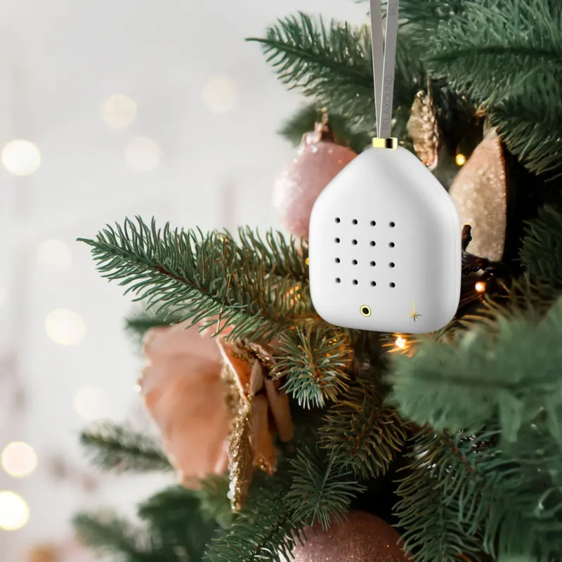 Jingle Bells »White Stars« – Akustischer Weihnachtsschmuck • Relaxound