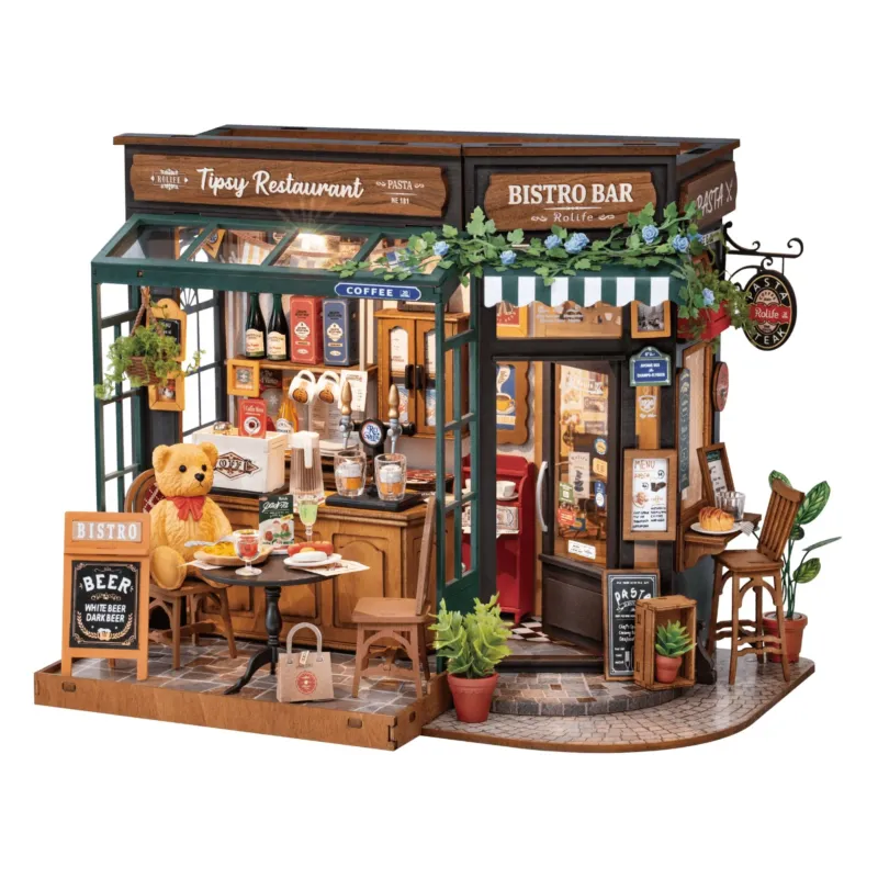 Book Nook DIY Bastelset - "Tipsy Restaurant" • Rolife