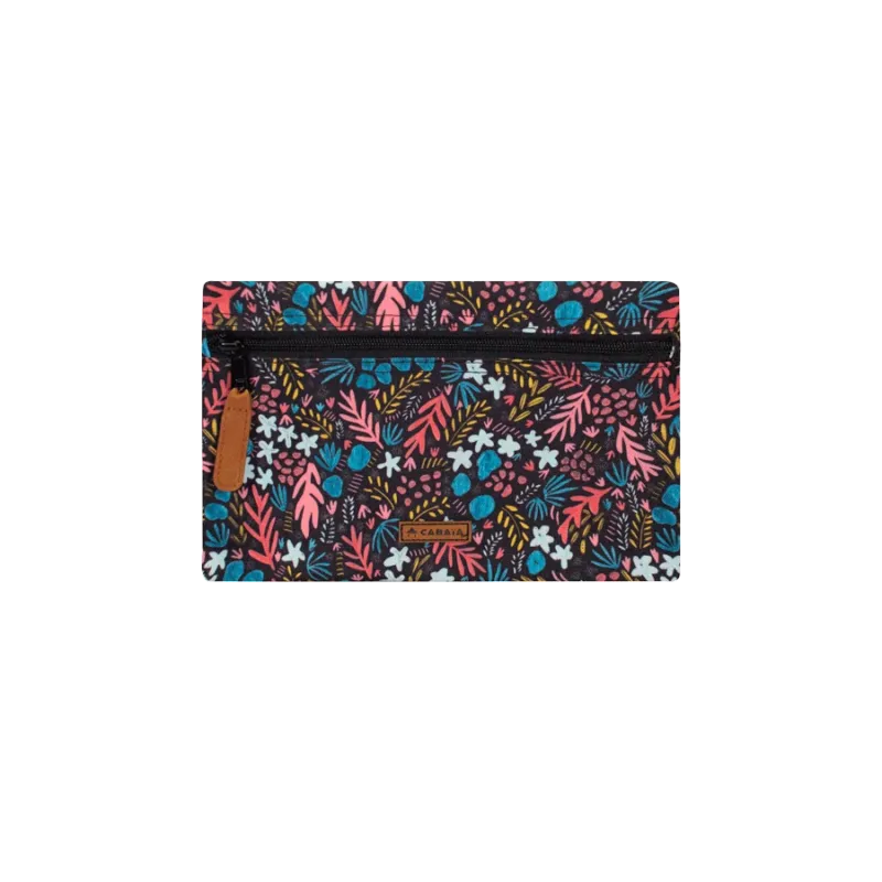 cabaia backpack pocket RUA DABICA L LEAVES PRINT