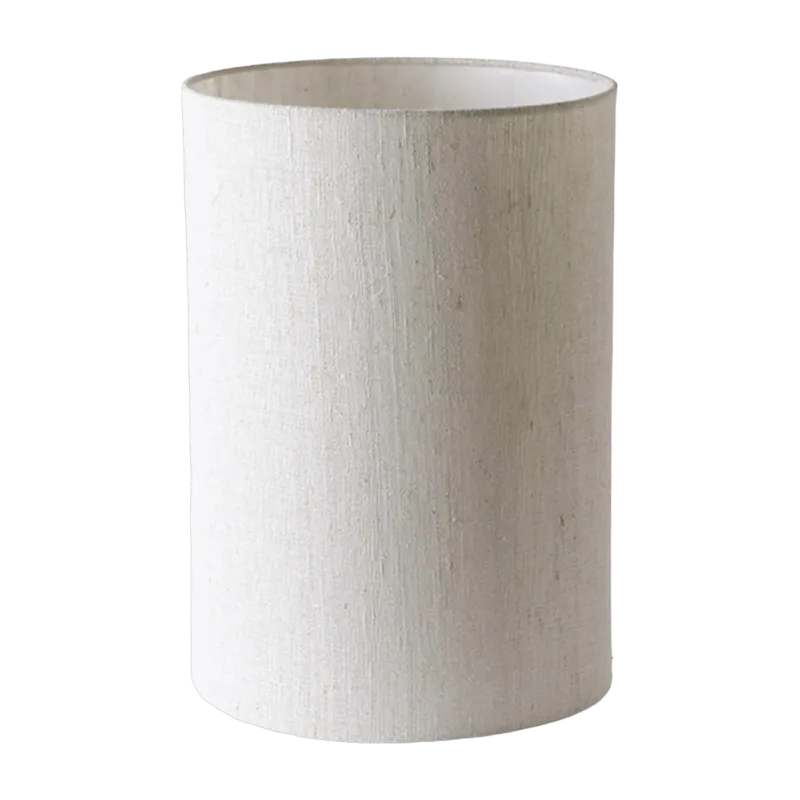 Abat-jour cylindrique en lin naturel M - HKliving - The Cool Republic