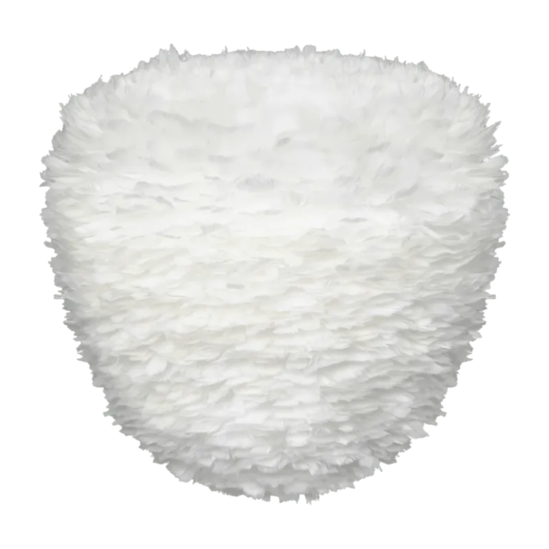 Abat-jour en plumes blanches 55 cm Eos Evia - UMAGE - The Cool Republic